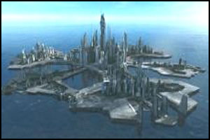 Floating Cities build - a life on the ocean wave.