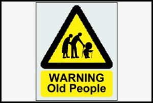 Pensions build - careful how you drive, there are elderly beings here.