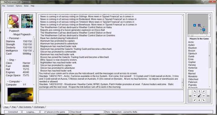 FedTerm screen